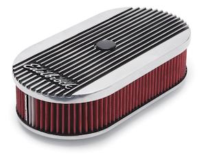 EDELBROCK AIR CLEANER OVAL ELITE II SINGLE CARB