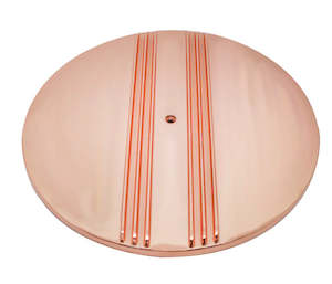 AIR CLEANER TOP 14" ROUND PARTIAL FIN COPPER