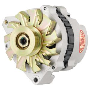 Alternators: POWERMASTER ALTERNATOR GM DELCO STYLE 140 AMP 4.63" REAR POST W/6-GRV PULLEY 1988 ON