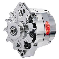 Alternators: POWERMASTER ALTERNATOR CHEV 150AMP  CHROME