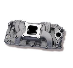 WEIAND INTAKE MANIFOLD. CHEV B/BLOCK. OVAL PORT CONFIGURATION . HI PERF.