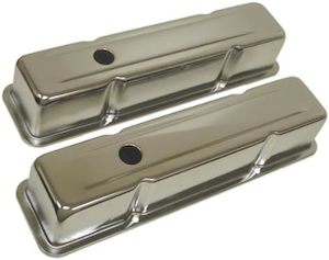 Valve Covers Chev Sb Tall Chrome Pair