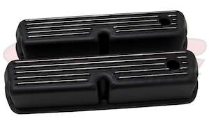 Valve Covers Ford Sb Alloy Black