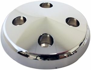 PULLEY ALTERNATOR NOSE KIT POLISHED ALLOY