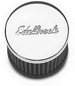Breathers: EDELBROCK PUSH IN BREATHER CIRCLE TRACK