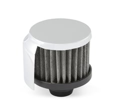 MR GASKET BREATHER PUSH IN WITH SCREEN