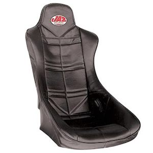 Race Seats: JAZ SEAT COVER BLACK VINYL FOR TURBO SEAT