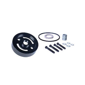 OIL FILTER ADAPTER BILLET GM CANNISTER TO SPIN ON