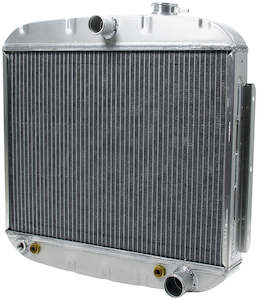 Radiators: SRP RADIATOR ALLOY HI PERF, CHEVY 1955-57 ALLOY REPLACEMENT, INCLUDE TRANS OIL COOLER.