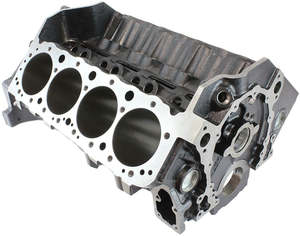 Crate Engines: ENGINE BLOCK BARE CHEV 350 4" BORE