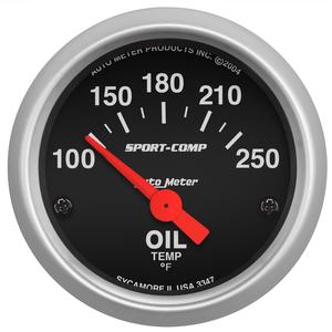 Gauges: SPORT COMP 2 1/16" OIL TEMP ELECTRIC 3347