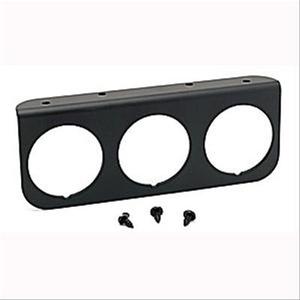 Gauges: GAUGE PANEL 2" 3 HOLE ALLOY BLACK 2238