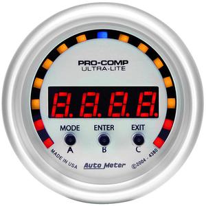 Gauges: ULTRA LITE D-PIC GAUGE 2 1/16" ACCELEROMETER 4380
