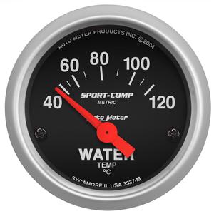 Gauges: SPORT COMP 2 1/16" WATER TEMP ELECTRIC CELCIUS 3337-M