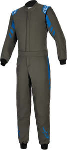 Safety: ALPINE STARS RACE SUIT GP V3 SIZE 58 GRAY WITH BLUE