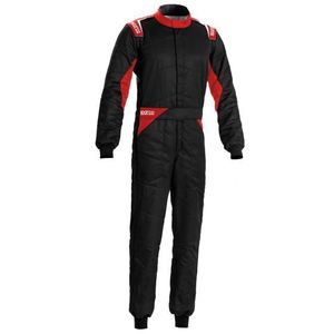 RACE SUIT SPARCO SPRINT SIZE 54 BLACK WITH RED