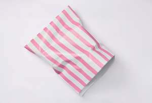 Featured Pieces: Big Spill Bag Pink Stripe