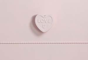 LOVE U Heart Charm