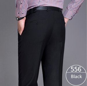 Black 556 Mens Formal Trousers- 556