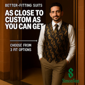 Black Gold Floral Jacquard Silk Wastcoat Vest Handerchif Cufflinks Tie Vest Set- Mj-0123