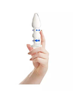 Share Satisfaction Lucent Duo Glass Butt Plug