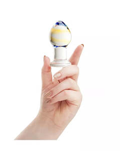 For Him: Share Satisfaction Lucent Prima Glass Butt Plug