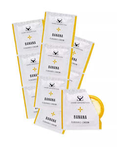 Condoms: Share Satisfaction Flavoured Condoms Banana 100 Pack