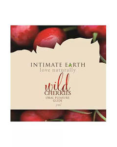 Lubricant: Intimate Earth Wild Cherries Natural Flavours Glide Foil 3ml