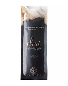 Massage Mood: Intimate Earth Chai Massage Oil Foil 30ml