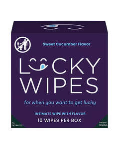For Him: Sweet Cucumber Flavoured Lucky Wipes For Men