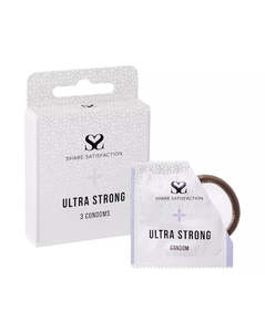 Share Satisfaction Ultra Strong Condoms 3 Pack