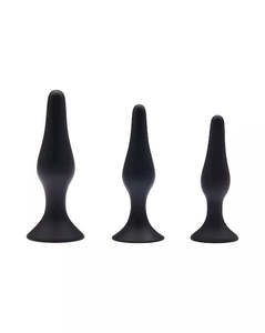 Share Satisfaction Black Plug Kit 3 Piece Set