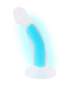 Nood Colours Glow In The Dark Dildo 7.5" (#283531)