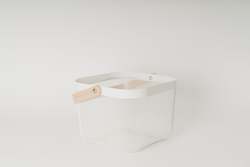 no-discount: WINSLOW Wire and Bamboo Basket