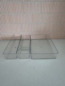 Storage Baskets Containers: Clear Storage Tray