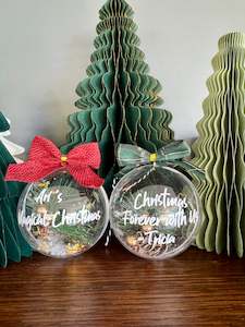 All: Personalised Christmas Baubles
