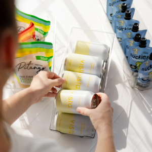 Storage Baskets Containers: Simplify Can Organiser Perfect for your Fridge or Pantry