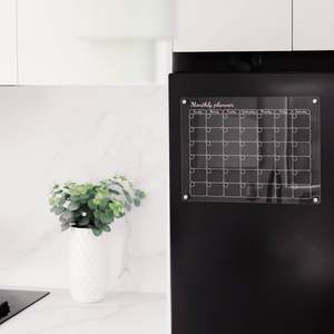 All: Simplify Monthly Magnetic Acrylic Whiteboard Planner