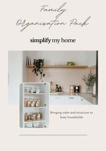 All: Simplify My Home Family Organisation Pack