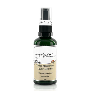 Tinted Moisturiser – 50ml – Light to Medium Simply Bee New Zealand