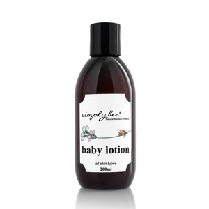 Products: Baby lotion Simply Bee New Zealand
