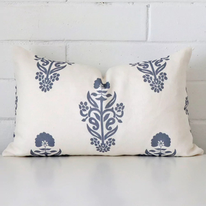 Products: Mia Linen Light Blue Cushion Cover - Rectangle