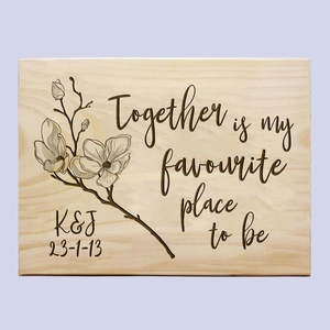 Engagement: Together Plaque