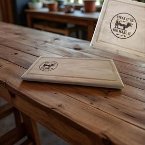 Fathers Day: Macrocarpa Steak Board (40cm)