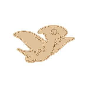 Dinosaur PP#53 Preschool Paint & Play – Wooden DIY Shapes (Single)