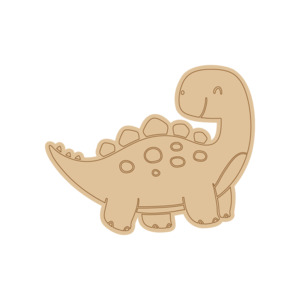 For Kids: Dinosaur PP#46 Preschool Paint & Play – Wooden DIY Shapes (Single)