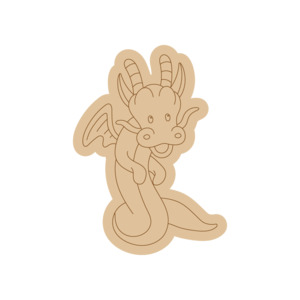 Dragon PP#43 Preschool Paint & Play – Wooden DIY Shapes (Single)