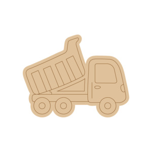 Vehicle PP#36 Preschool Paint & Play – Wooden DIY Shapes (Single)