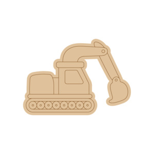 Vehicle PP#34 Preschool Paint & Play – Wooden DIY Shapes (Single)