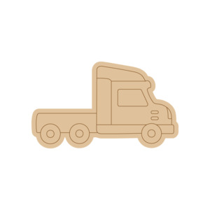 For Babies: Vehicle PP#32 Preschool Paint & Play – Wooden DIY Shapes (Single)